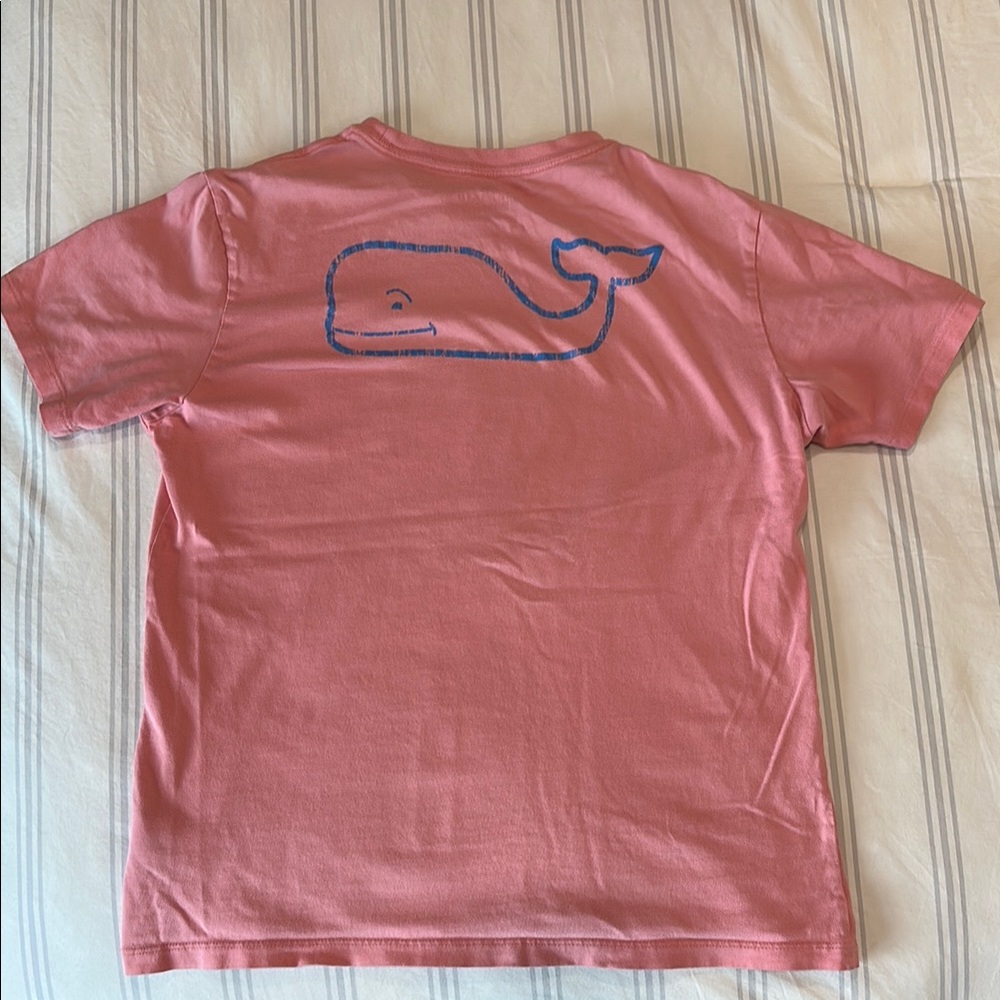 Vineyard Vines Pink and Blue Short Sleeve Tee